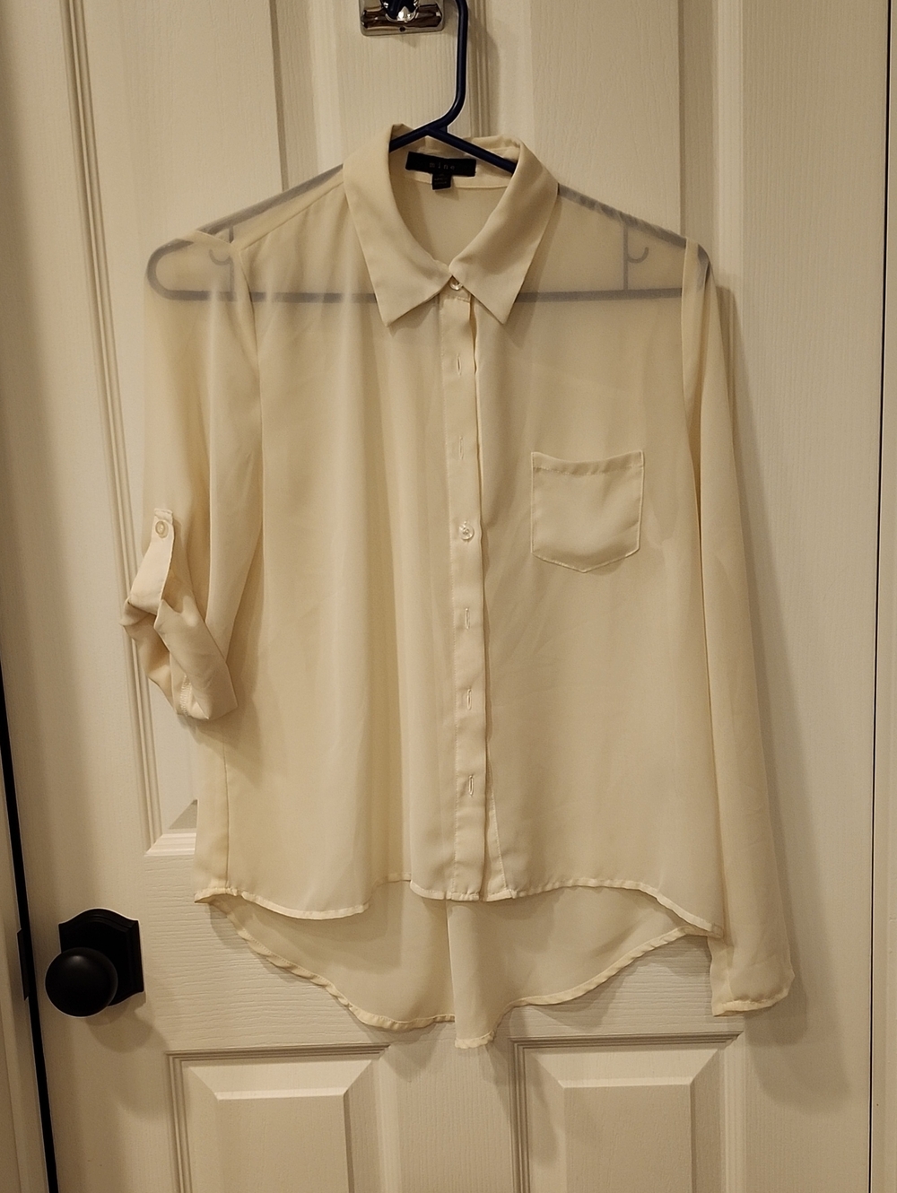 Sheer Button Down Shirt from 1990s